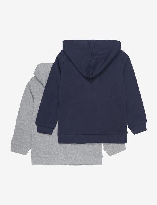 Image du produit Minymo Lot de 2 vestes sweat gris-mélange Gr. 104 (104)