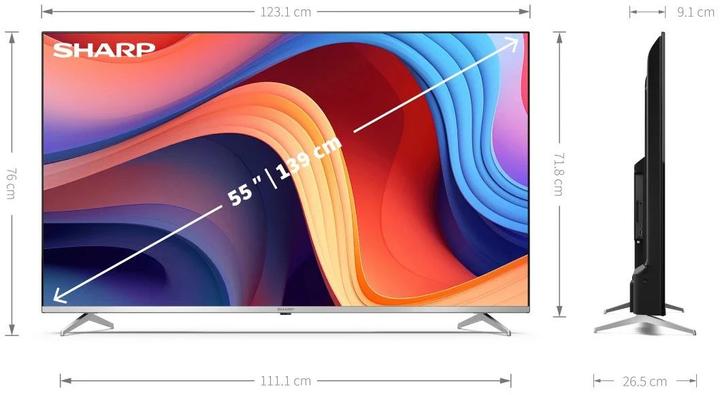 Produktbild Sharp 55GP6260E (55", QLED, 4K, 2023)