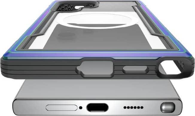 Produktbild Raptic Samsung Galaxy S25 Plus - Defense SHIELD mit Magsafe-Funktion, iridescent (Samsung Galaxy S25+)