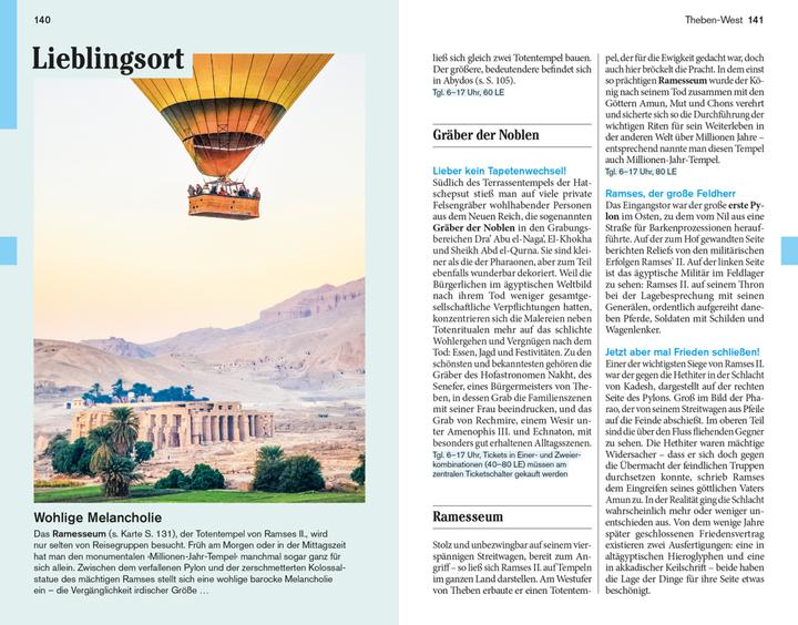 Actual product image Reise-Taschenbuch Ägypten - Die klassische Nilreise (German, Isa Duck, Natasha Thoma, 2023)