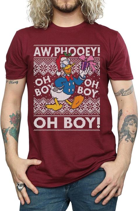 Produktbild Disney Donald Duck Christmas Fair Isle TShirt (XXL)