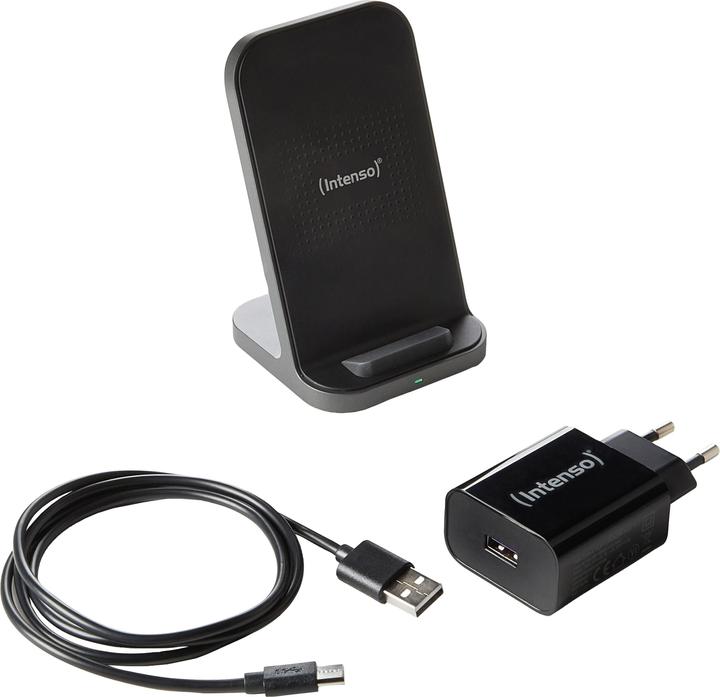 Produktbild Intenso Wireless Charger BSA2 Ladegerät schwarz (15 W)