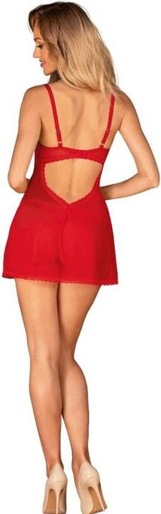 Produktbild Obsessive Chilisa Babydoll und String Rot (L, XL)