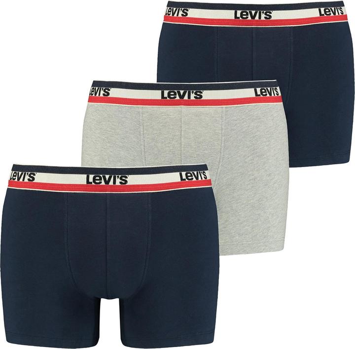 Levis Boxershorts Casual Stretch MEN SPRTSWR LOGO BOXER BRIEF 3P