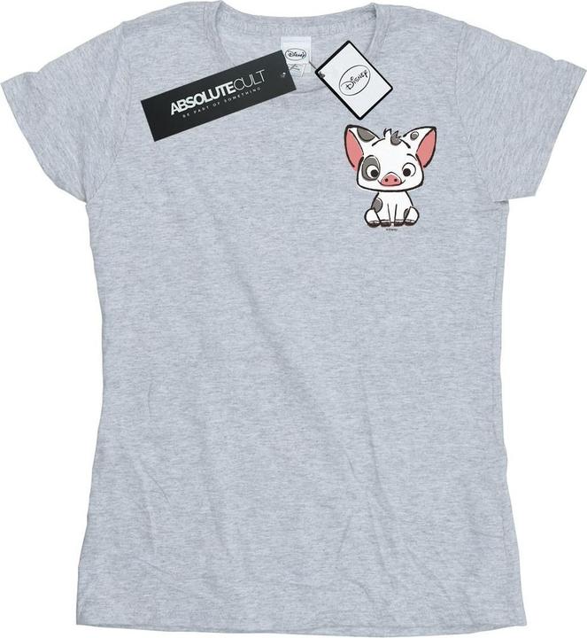 Immagine prodotto Disney Moana Pua The Pig Breast Print Maglietta Donna (XL)