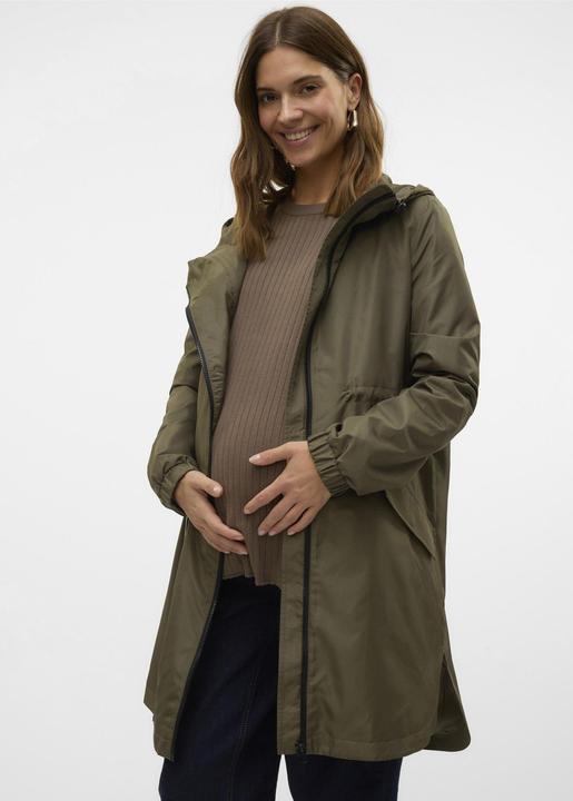 Actual product image Mamalicious Stand-up collar Elasticated cuffs Coat jacket (L)