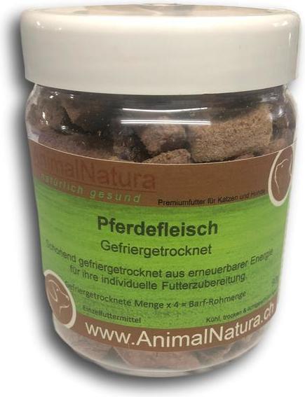 Actual product image AnimalNatura BARF Horse Meat Freeze-Dried (Junior, 1 pcs., 80 g)