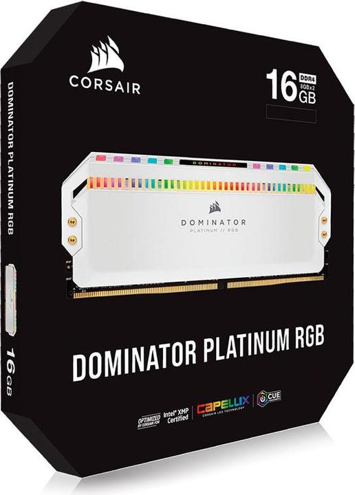 Immagine prodotto Corsair Dominator Platinum RGB (2 x 8GB, 3200 MHz, DDR4-RAM, U-DIMM)