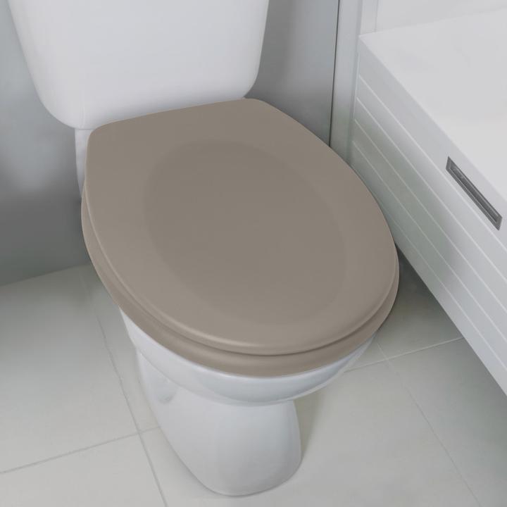 Produktbild spirella Toilettensitz Neela Taupe matt