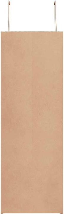Produktbild VidaXL Kraftpapiertüten 50 Stk. mit Henkel Braun 45x17x48 cm Papiertüte (Geschenktüte, 50 x)