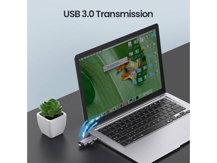 Actual product image Ugreen USB-C and USB-A - TF SD 3.0 (USB, USB-C)