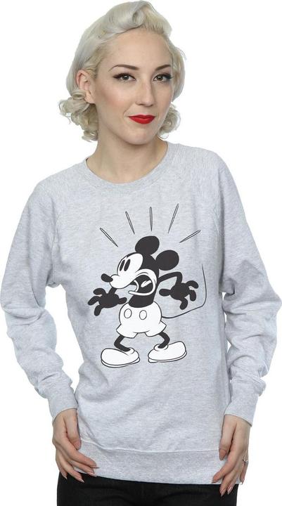 Actual product image Disney Womens/Ladies Mickey Mouse Scared Sweatshirt (L)