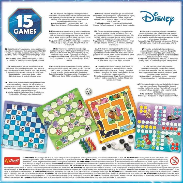 Actual product image Trefl TR Set of 15in1 games Disney EST LV LT SWE FIN