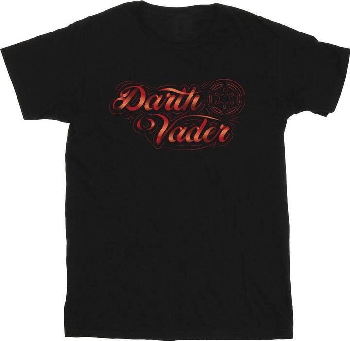 Produktbild Star Wars ObiWan Kenobi Darth Vader Ribbon Font TShirt (L)
