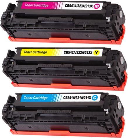 Immagine prodotto Hermex Toner compatibile per HP Color LaserJet CP1215 (M, Y, C)