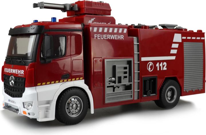 Immagine prodotto Amewi Mercedes Benz Fire Truck elettrico spazzolato camion 2WD 1:18 RTR (RTR pronto all'uso)