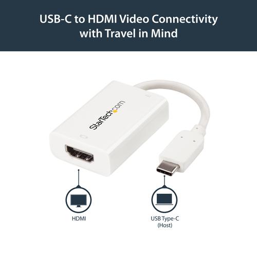 Actual product image StarTech USB Typ-C zu (HDMI, 5 cm)