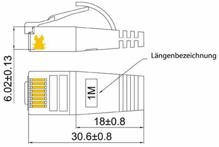 Productafbeelding Wirewin Netwerkkabel (STP, CAT6, 1 m)