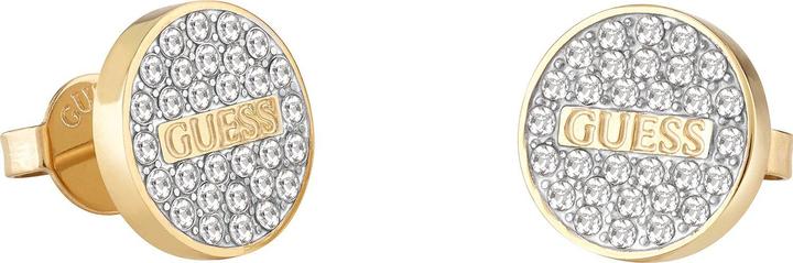 Produktbild Guess Glitter Studs Party Gold Plated Earrings JUBE02155JWYGT/U (Edelstahl)