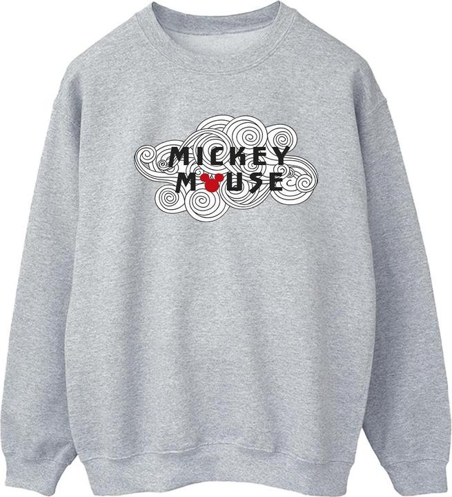 Disney Mickey Mouse Swirl Logo Sweatshirt