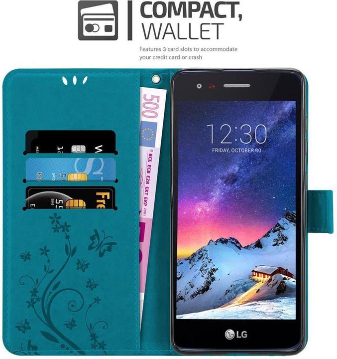 Image du produit Cadorabo Couverture du livre de fleurs (LG K8 2017)