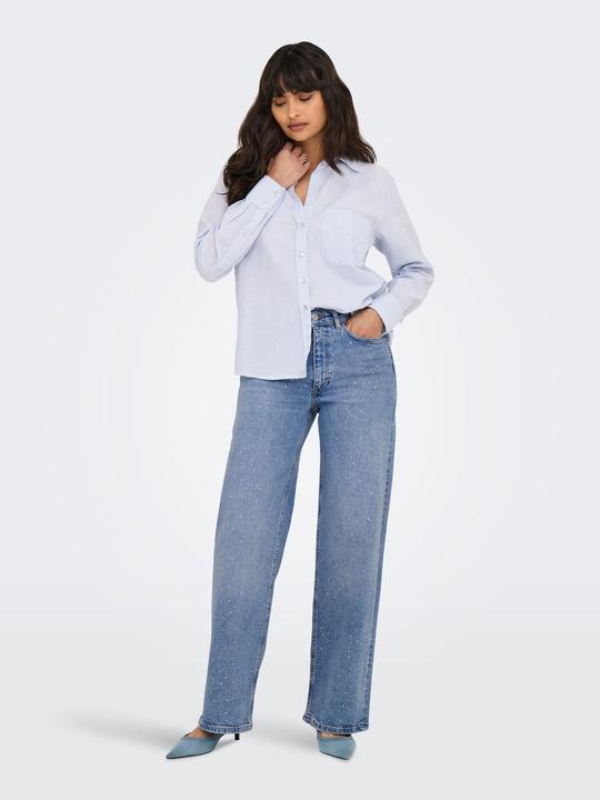 Produktbild Only ONLJUICY Hohe Taille Weiter Beinschnitt Jeans Jeans mit weitem Bein (26)