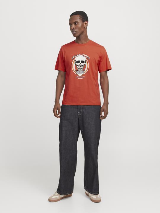 Actual product image Jack & Jones Joranatomy Skull Tee Ss Crew Neck Ln (S)
