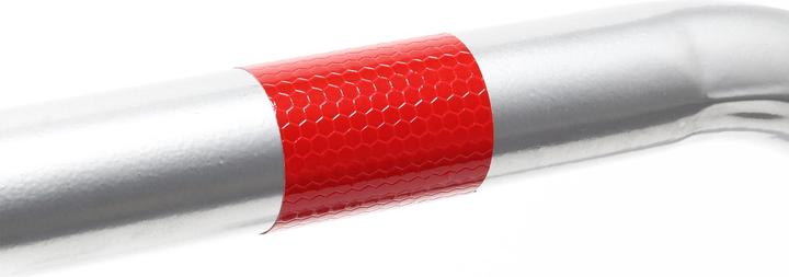 Actual product image Wiltec Foldable Parking Barrier with Padlock and Reflector Stripes