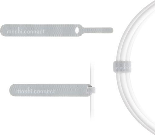 Image du produit Moshi Câble de recharge blanc/argent (1 m, USB 2.0)
