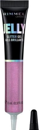 Actual product image Rimmel London JELLY TOPPERS glitter gel #500-purple rain (500-purple rain, Highlighter)