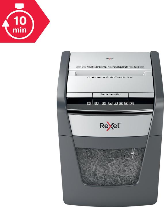 Rexel Optimum AutoFeed+ 50X P-4 (Coupe de particules)