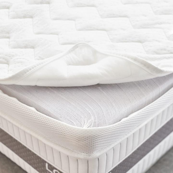 Produktbild Loberon Topper Danisar weiss (180 x 200 cm)