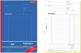 Produktbild Herlitz Formularbuch "Rechnung 777,20cm (306"), DIN A4, 2 x 40 Blatt (80 x)