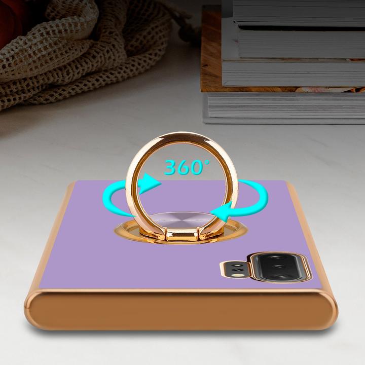Image du produit Cadorabo Etui pour Samsung Galaxy NOTE 10 PLUS en TPU avec protection de l'appareil photo et anneau LM089 (Samsung Galaxy Note 10 Plus)