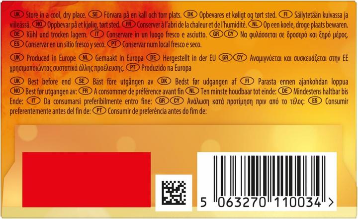 Nutritional values and ingredients Lipton Black Tea "Vanilla & Caramel" (34 g)