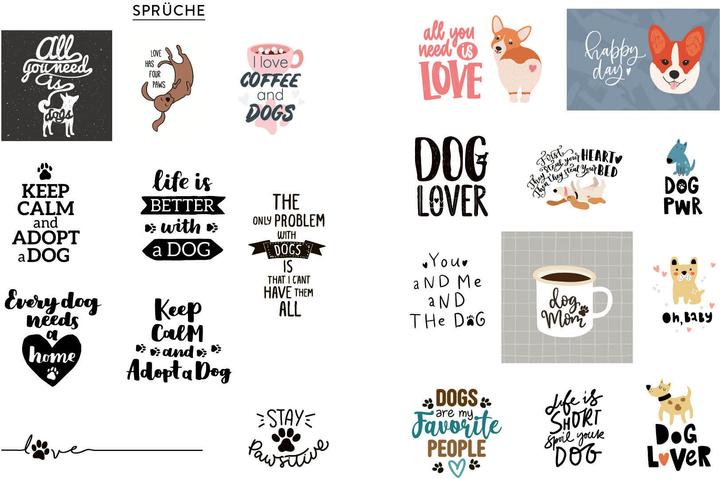 Image du produit Livre d'autocollants Bullet Journal - Le bonheur des chiens