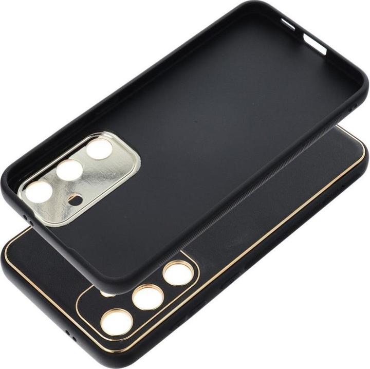 Immagine prodotto OEM Back panel cover LEATHER case for SAMSUNG S24 Plus black (Samsung Galaxy S24+)
