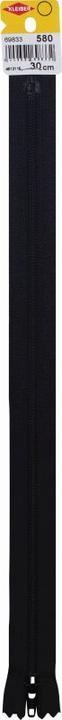 Kleiber Reiáverschluss, Kunststoff, L„nge: 300 mm, schwarz (30 cm)