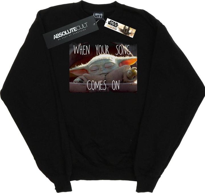 Produktbild Star Wars The Mandalorian The Child Song Meme Sweatshirt (3XL)