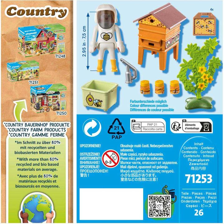 Actual product image Playmobil 71253 Beekeeper (71253, Playmobil Country)