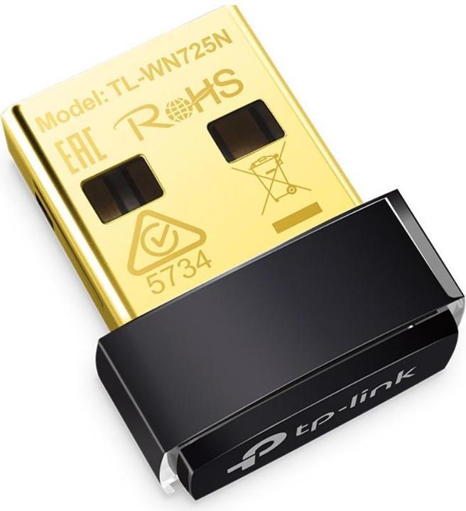 Actual product image TP-Link TL-WN725N, Wireless N Nano (USB 2.0)