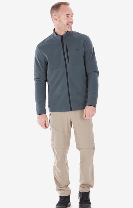 Actual product image Quechua Mh 500 Hiking Fleece Jacket Abyss Grey (XL)
