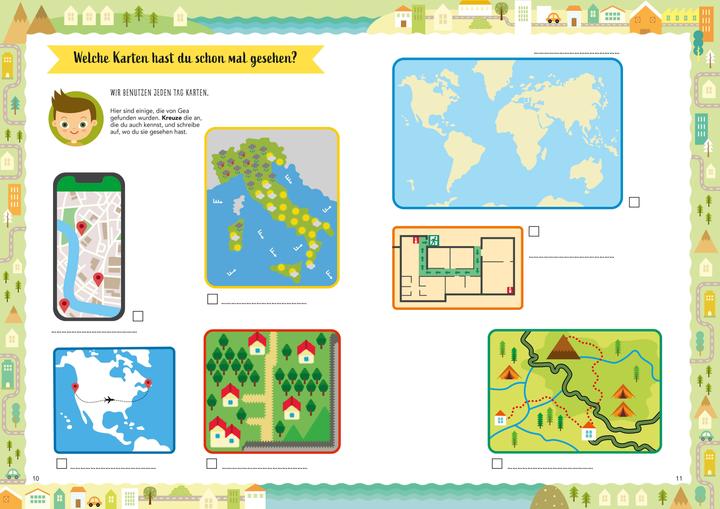 Produktbild Alles über Landkarten. Lerne Karten lesen und zeichne die Welt (Verrückt nach Geographie (Deutsch, Massimo Miato, Agnese Baruzzi, Paola Misesti, 2024)
