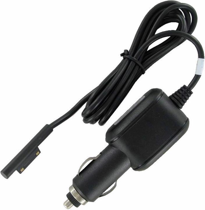 Actual product image AccuCell 12V Car Power Adapter for Microsoft Surface Pro 3, Surface Pro3 (30 W)