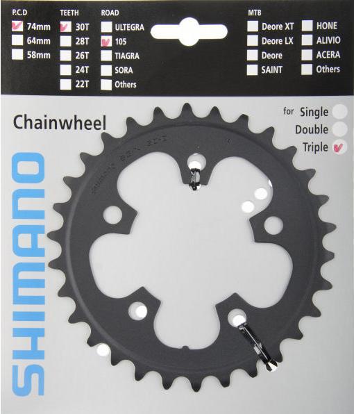 Productafbeelding Shimano Kettingblad 105 FC-5703 30 tanden zwart (30)