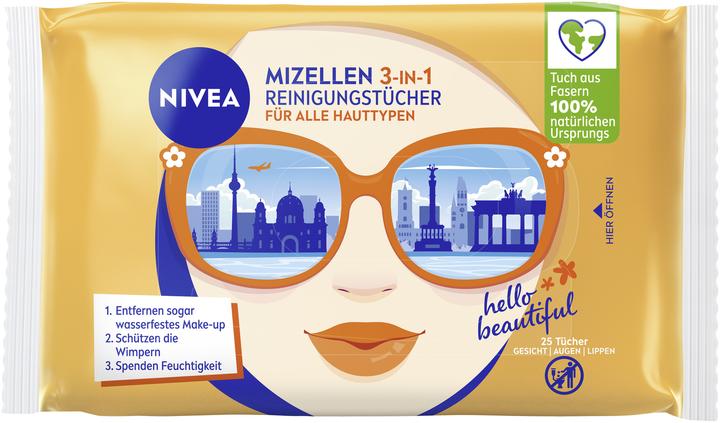 Image du produit NIVEA Micelles 3 en 1 (Chiffons de nettoyage, 25 ml)