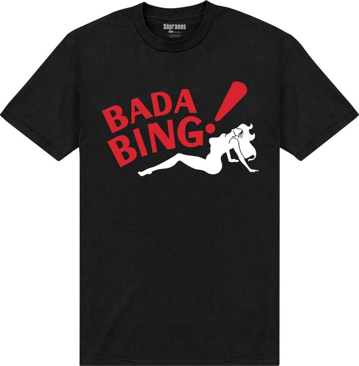 Actual product image The Sopranos Unisex Adult Badabing! T-Shirt (XL)