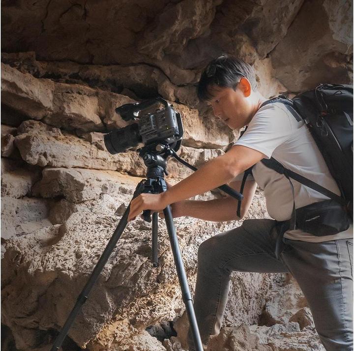 Actual product image SmallRig 4259 x Potato Jet Tribex Hydraulic Carbon Fiber Tripod Kit (Carbon)