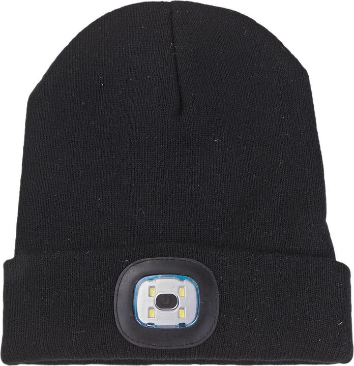 Actual product image Dema Knitted hat with headlamp black