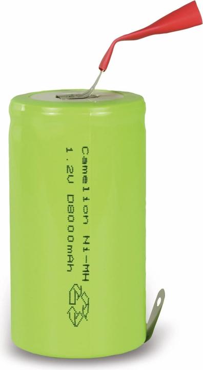 Produktbild Camelion NiMH-Mono-Akku 8000 mAh, mit Lötfahne (1 Stk., D, 8000 mAh)